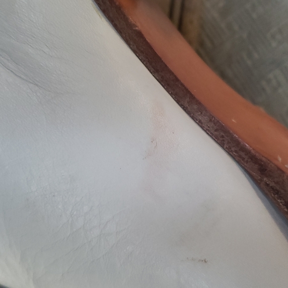 90's Ivory Frye Slouchy Roll-top boots Size 6M - Picture 9 of 11